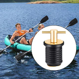 Maxbell 2xBoat Drain Plug 3/4'' or 1-1/4'' Screw T-Shaped Handle for 19mm 32mm Hole Brass 19mm