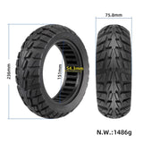 Maxbell Solid Tire 10x2.70-6.5 Non Pneumatic Rubber Tyre for Self Balancing Car - Aladdin Shoppers