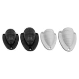 Maxbell 4xClam Shell Vent Cap Easy Installation for Van Yacht Outdoor Application black 56x60MM