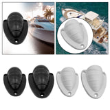 Maxbell 4xClam Shell Vent Cap Easy Installation for Van Yacht Outdoor Application black 56x60MM