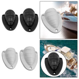 Maxbell 3xClam Shell Vent Cap Easy Installation for Van Yacht Outdoor Application black 56x60MM