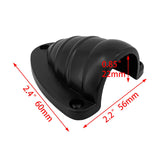 Maxbell 2xClam Shell Vent Cap Easy Installation for Van Yacht Outdoor Application black 56x60MM