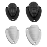 Maxbell 4xClam Shell Vent Cap Easy Installation for Van Yacht Outdoor Application black 56x60MM