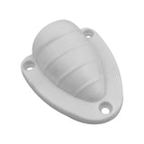 Maxbell 2xClam Shell Vent Cap Easy Installation for Van Yacht Outdoor Application white 65x73MM