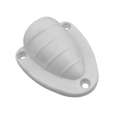 Maxbell 2xClam Shell Vent Cap Easy Installation for Van Yacht Outdoor Application white 65x73MM