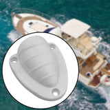 Maxbell 2xClam Shell Vent Cap Easy Installation for Van Yacht Outdoor Application white 65x73MM