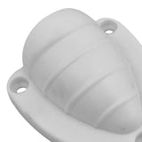 Maxbell 2xClam Shell Vent Cap Easy Installation for Van Yacht Outdoor Application white 65x73MM