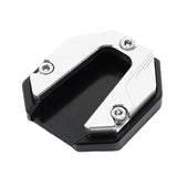 Maxbell 2xMotorcycle Kickstand Extender Pad Replacement Parts Side Stand Support Plate