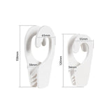 Maxbell 4xRail Mount Boat Fender Hanger Hooks Easily Adjust Fender in Height Line Clip 25mm