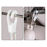 Maxbell 4xRail Mount Boat Fender Hanger Hooks Easily Adjust Fender in Height Line Clip 25mm