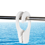 Maxbell 4xRail Mount Boat Fender Hanger Hooks Easily Adjust Fender in Height Line Clip 25mm