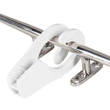 Maxbell 4xRail Mount Boat Fender Hanger Hooks Easily Adjust Fender in Height Line Clip 25mm