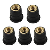 Maxbell 2x5x Windshield Well Nut Parts Replaces Repair Parts Assembly Fairing Fastener Thread M6