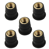 Maxbell 3x5x Windshield Well Nut Parts Replaces Repair Parts Assembly Fairing Fastener Thread M6