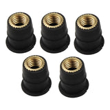 Maxbell 3x5x Windshield Well Nut Parts Replaces Repair Parts Assembly Fairing Fastener Thread M6