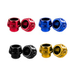Maxbell 2xUniversal Motorcycle Front Fork Frame Sliders Sturdy Accessory CNC Aluminium Red