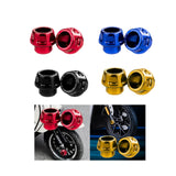 Maxbell 2xUniversal Motorcycle Front Fork Frame Sliders Sturdy Accessory CNC Aluminium Red