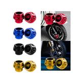 Maxbell 2xUniversal Motorcycle Front Fork Frame Sliders Sturdy Accessory CNC Aluminium Red