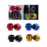 Maxbell 2xUniversal Motorcycle Front Fork Frame Sliders Sturdy Accessory CNC Aluminium Red