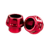 Maxbell 2xUniversal Motorcycle Front Fork Frame Sliders Sturdy Accessory CNC Aluminium Red