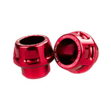 Maxbell 2xUniversal Motorcycle Front Fork Frame Sliders Sturdy Accessory CNC Aluminium Red