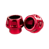 Maxbell 2xUniversal Motorcycle Front Fork Frame Sliders Sturdy Accessory CNC Aluminium Red