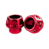 Maxbell 2xUniversal Motorcycle Front Fork Frame Sliders Sturdy Accessory CNC Aluminium Red