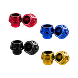 Maxbell 2xUniversal Motorcycle Front Fork Frame Sliders Sturdy Accessory CNC Aluminium Red