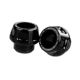 Maxbell 2xUniversal Motorcycle Front Fork Frame Sliders Sturdy Accessory CNC Aluminium Black