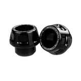 Maxbell 2xUniversal Motorcycle Front Fork Frame Sliders Sturdy Accessory CNC Aluminium Black