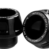 Maxbell 2xUniversal Motorcycle Front Fork Frame Sliders Sturdy Accessory CNC Aluminium Black