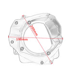 Maxbell Motorcycle Air Intake Cover Fittings Engine Cap for Yamaha Xmax300 2023 blue
