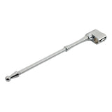 Maxbell 2xMotorcycle Flag Pole Durable Motorcycle Flagpole Mount for Honda GL1800 Silver