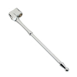 Maxbell 2xMotorcycle Flag Pole Durable Motorcycle Flagpole Mount for Honda GL1800 Silver