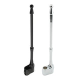 Maxbell 2xMotorcycle Flag Pole Durable Motorcycle Flagpole Mount for Honda GL1800 Silver