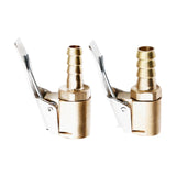 Generic Car Air Inflator Pump Hose Nozzle Adapter Tire Chuck Valve Clip On Hole 6mm