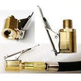 Generic Car Air Inflator Pump Hose Nozzle Adapter Tire Chuck Valve Clip On Hole 6mm