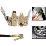 Generic Car Air Inflator Pump Hose Nozzle Adapter Tire Chuck Valve Clip On Hole 6mm