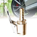 Generic Car Air Inflator Pump Hose Nozzle Adapter Tire Chuck Valve Clip On Hole 6mm