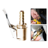 Generic Car Air Inflator Pump Hose Nozzle Adapter Tire Chuck Valve Clip On Hole 6mm