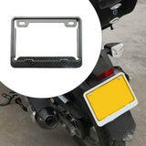 Maxbell Generic Motorbike Number Plate Bracket Replace Sturdy Number Plate Mount Carbon Pattern