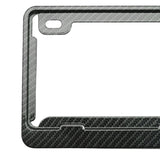 Maxbell Generic Motorbike Number Plate Bracket Replace Sturdy Number Plate Mount Carbon Pattern