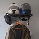 Maxbell Maxbell Motorcycle Helmet Rack Space Saving Jacket Holder for Jacket Coats Hats