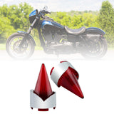 Maxbell Maxbell 2Pcs Turn Signal Light Lens Cover Lampshade for Road Glide Street Glide Red