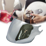 Maxbell 2xMotorcycle Helmets Visor Lens Sturdy Motorcycle Wind Cover Lens for LS2 Silver