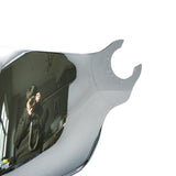 Maxbell 2xMotorcycle Helmets Visor Lens Sturdy Motorcycle Wind Cover Lens for LS2 Silver