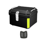 Maxbell Maxbell Generic Motorcycle Top Case Storage Carrier Case for Motorcycle Scooter Black 45L