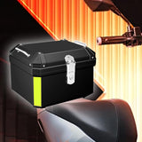 Maxbell Maxbell Generic Motorcycle Top Case Storage Carrier Case for Motorcycle Scooter Black 45L