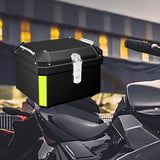 Maxbell Maxbell Generic Motorcycle Top Case Storage Carrier Case for Motorcycle Scooter Black 45L