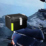 Maxbell Maxbell Generic Motorcycle Top Case Storage Carrier Case for Motorcycle Scooter Black 45L